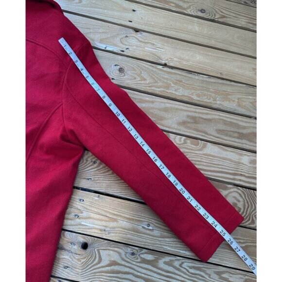 Pendleton Wool Overcoat Size XL Women’s Red - Picture 9 of 10